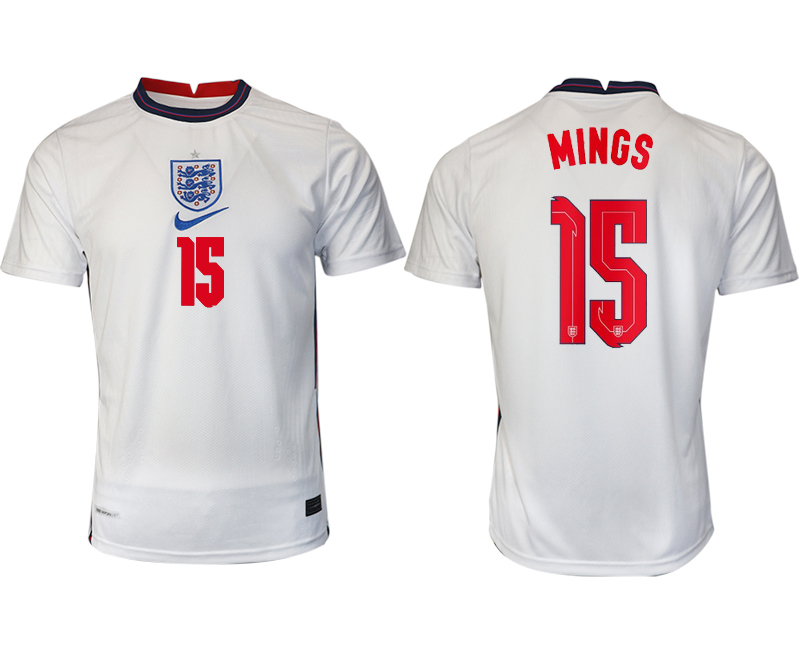 Men 2021 Europe England home AAA version #15 soccer jerseys